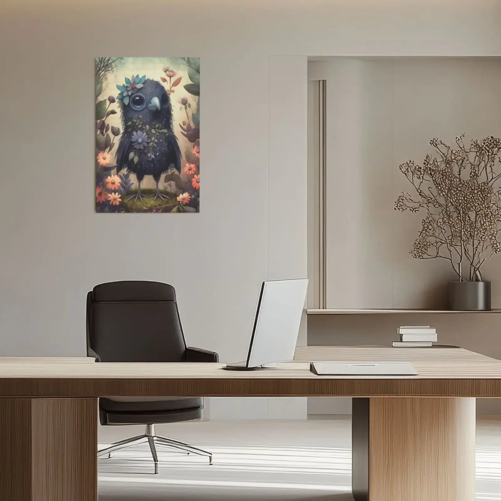 Unframed Canvas Print Wall Poster Cute Forest Animals Art For Living Room Bedroom Home Decor Lovely Gifts