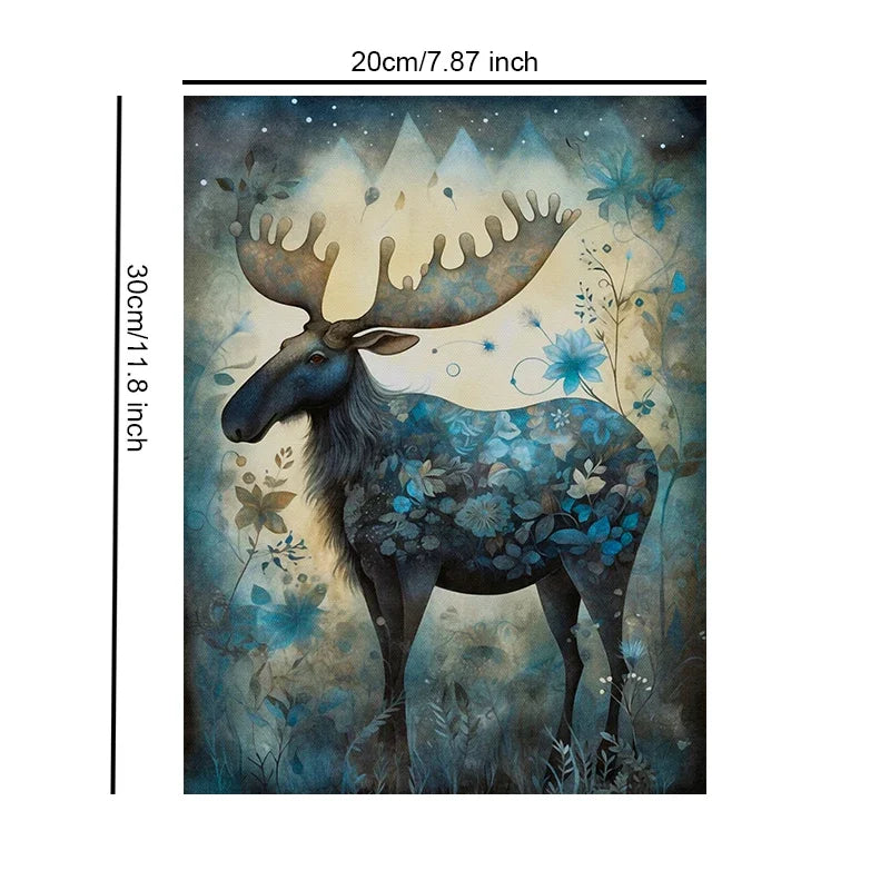Forest Art Unframed Canvas Print Poster Wall Art for Bedroom Living Room Home Decor & Special Present