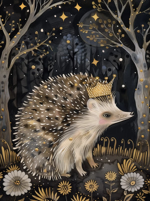 Regal Forest Animals Wall Art Unframed Canvas Print Poster Stylish Home Decor for Living Room Bedroom & Thoughtful Present